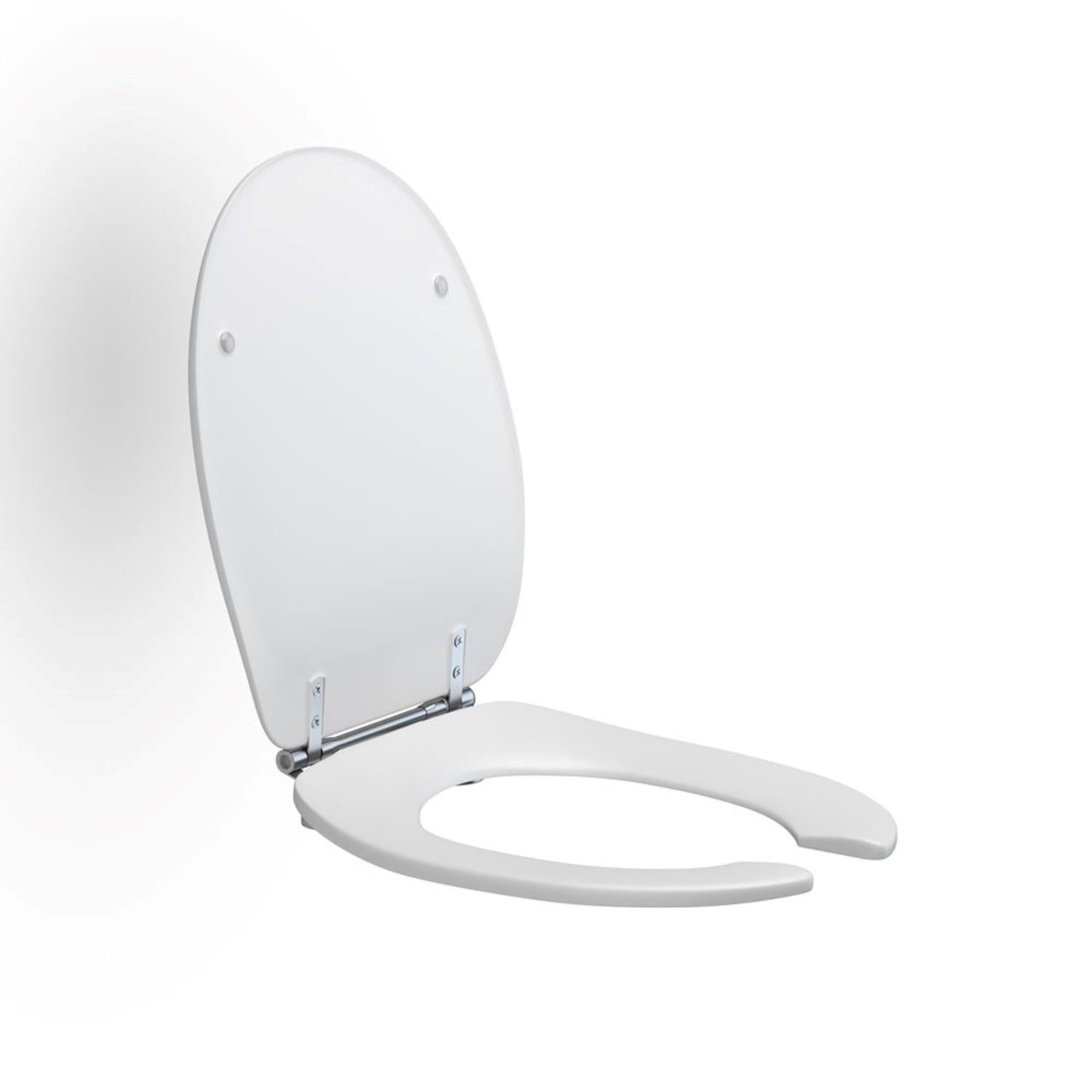 Pressalit Care WC-Sitz DANIA mit Deckel, stabilisierende Puffer, vorne Offen - R38000-D92999